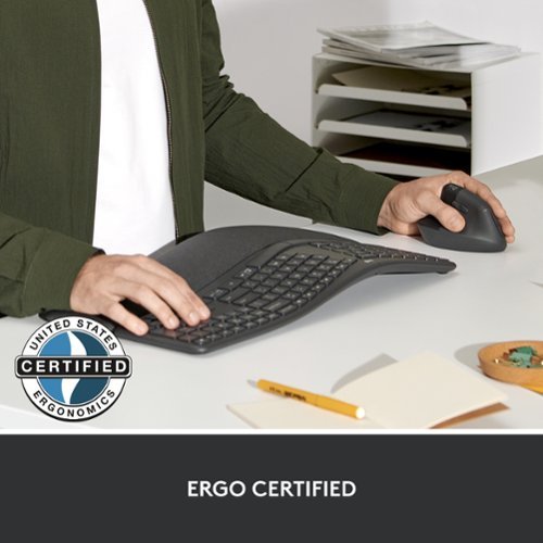 Logitech Lift for Business Vertical Ergonomic Left Handed Wireless