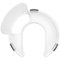 Secure Fit Pouring Shield Fits all 5, 5.5 & 6 Quart KitchenAid Stainless Steel Bowls - White-Front_Standard