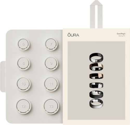 Oura - Ring 5 Sizing Kit - Size Before You Buy the OR5 - Unique Sizing - Receive Gift Card for Purchase - White - (2026)