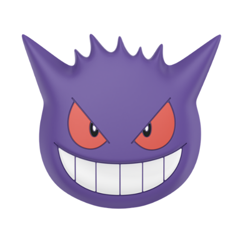 PopSockets - PopGrip Cell Phone Grip & Stand for Mobile Phones - Pokemon - Gengar Face