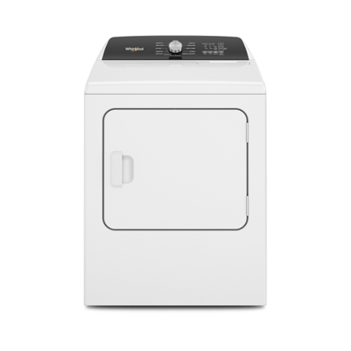  Whirlpool - 7.0 Cu. Ft. Electric Dryer with Steam and Moisture Sensing - White