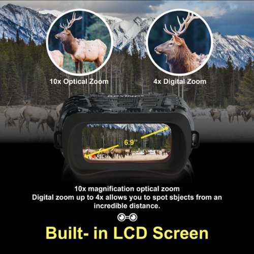 Rexing B1 10 x 25 Digital Night Vision Binoculars, Infrared (IR) Digital Camera - Digital Camo BUY IN MIDDLE EAST