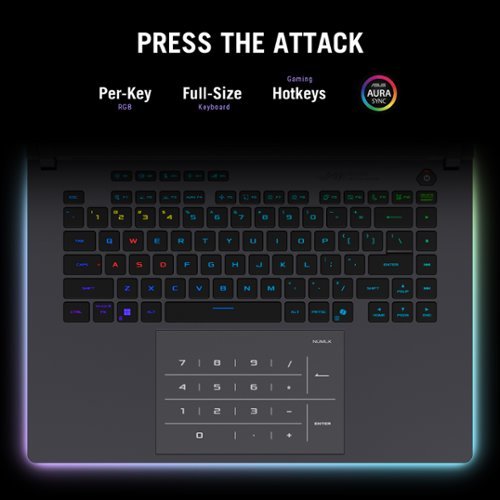 ASUS ROG Strix G16 (2025) 16 Nebula 2.5K 240Hz Gaming Laptop- Intel Core Ultra 9 275HX- 32GB DDR5- GeForce RTX 5070- 2TB SSD - Eclipse Gray GLOBAL SHIPPING