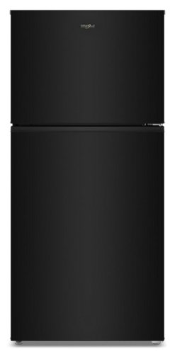 Whirlpool - 30-inch Wide Top Freezer Refrigerator with Total Coverage Cooling- 19 Cu. Ft - Black