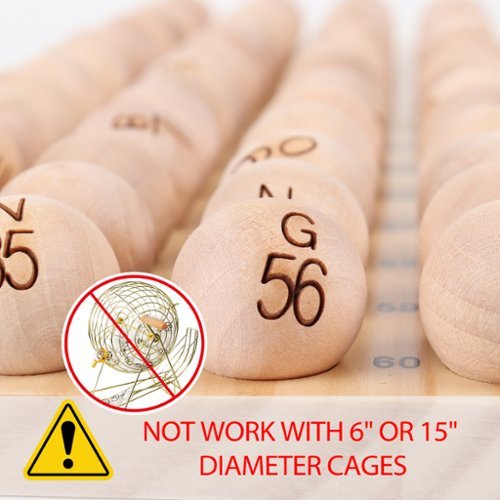 GSE Games & Sports Expert 7/8 Inch Solid Wooden Replacement Bingo