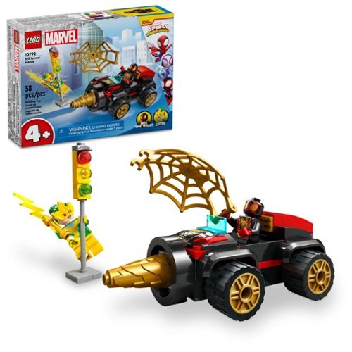 LEGO - Marvel Drill Spinner Vehicle, Miles "Spin" Morales Car, Marvel Toy, 10792