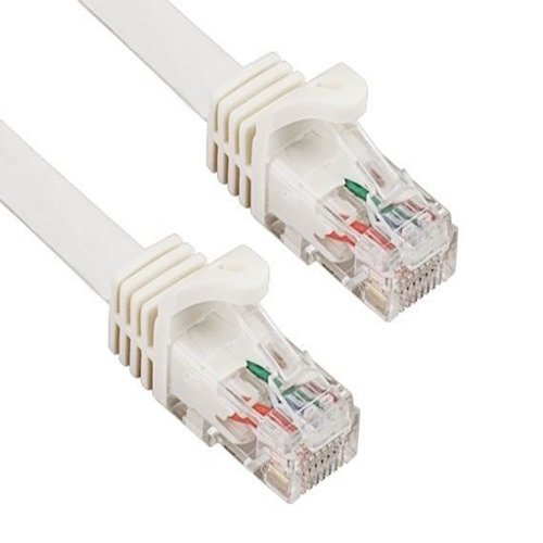 Sanoxy - Cables and Adapters; 50ft Cat6a 600 MHz UTP Snagless Ethernet Network Patch Cable - White-Front_Standard 