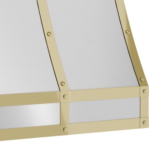 Banding Kit for Zephyr Forte Range Hood CHFT48ASX - Polished Gold
