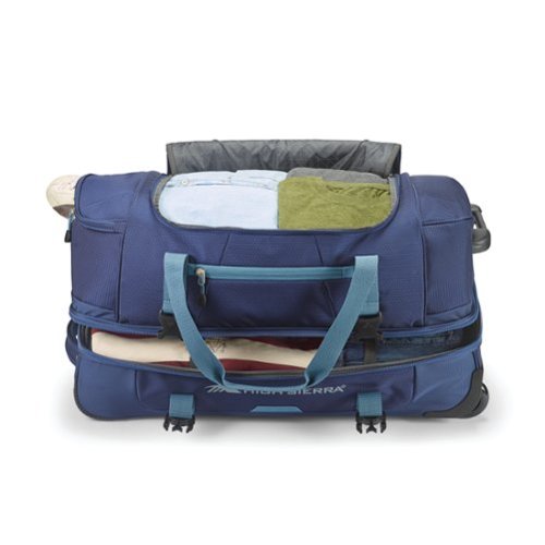 High Sierra Fairlead Collection 22 Expandable Wheeled Duffel Bag - True Navy/Graphite Blue WHERE TO BUY