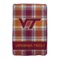 Pegasus - Virginia Tech Hokies 66" x 95" Oversized Plaid FAN-mily Ultra Cozy Blanket - Multicolor-Front_Standard