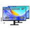 Samsung - 27" 4K UHD IPS Monitor with HDR10, Anti Glare, VESA Mount, Flicker Free, Tilt, HDMI & DKZ Hub, Color 2Pack - Black-Front_Standard