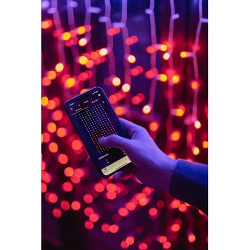 Twinkly Smart Light Curtain 210 RGB + LED Generation II - Multi BUY IN FRANCE