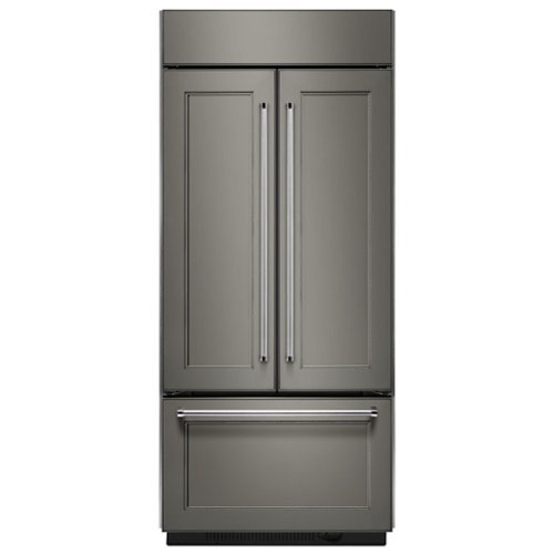 KitchenAid - 20.8 Cu. Ft. Built-In French Door Bottom Mount Refrigerator - Custom Panel Ready-Front_Standard 