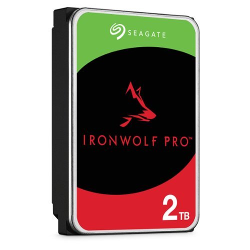 Seagate IronWolf Pro 2TB NAS Internal Hard Drive with Rescue Data
