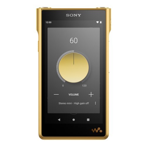 Sony - NW-WM1ZM2 256GB Signature Series Premium Digital Music Player - Gold-Front_Standard 