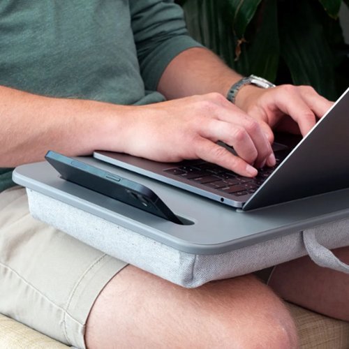 LapGear Sidekick Lap Desk for 15.6 Laptop - Gray Herringbone WHERE TO BUY