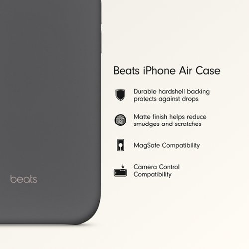 Beats iPhone Air Case with MagSafe and Camera Control - Granite Gray WORLDWIDE DELIVERY