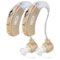 MEDca - Behind the Ear Sound Amplifier - BTE Hearing Ear Amplification Device and Digital Sound Enhancer PSAD - Gold-Front_Standard
