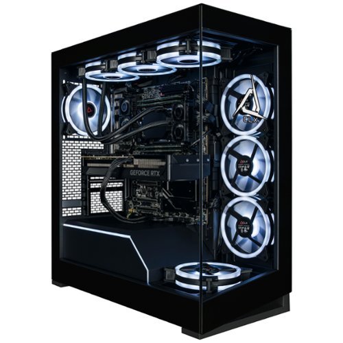 CLX - Horus Creator Workstation - AMD Ryzen Threadripper 9960X - 256GB DDR5 - GeForce RTX 5080 16GB - 4TB SSD - AI-Accelerated - Black-Front_Standard 