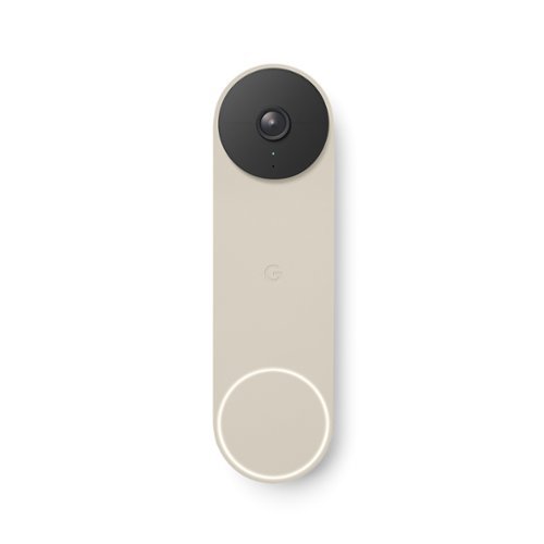 Google - Nest Wi-Fi Video Doorbell - Battery Operated - Linen