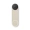 Google - Nest Wi-Fi Video Doorbell - Battery Operated - Linen-Front_Standard