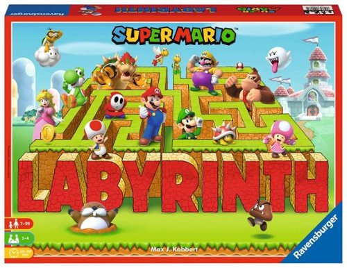  Ravensburger - Super Mario Labyrinth - Family Board Game - Multicolor
