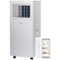 TCL - 150 Sq. Ft. 5,000 BTU SACC (8,100 BTU ASHRAE) Smart Portable Air Conditioner - White-Front_Standard