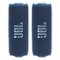 JBL - Flip 7 Waterproof Portable Speaker Bundle - Pair - Blue-Front_Standard