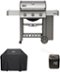 GENESIS II S310 3-Burner Liquid Propane Gas Grill with Cover and Weber Connect Bundle - Stainless Steel-Angle_Standard