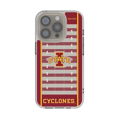 Keyscaper - NCAA - Iowa State Cyclones iPhone Field Design Clear Case - 13 mini - Multicolor-Front_Standard 
