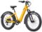 Velotric - Nomad 1 Step-Through Fat Tire Ebike with 55 miles Max Range and 25 MPH Max Speed UL Certified - Mango-Front_Standard