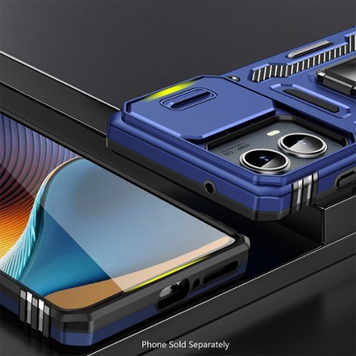 SaharaCase Raider Series Heavy-Duty Case for Motorola Edge (2024) - Midnight Blue HOW TO BUY