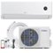 Costway - Lithzen 18000 BTU Mini Split Air Conditioner & Heater, 208/230V 18.2 SEER2 Wifi Enabled - White-Front_Standard