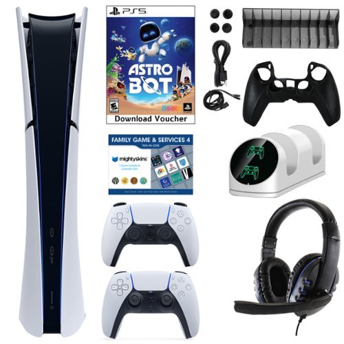 PS5 Digital Astrobot Console with Accessories Kit, Voucher & Extra Dualsense Controller - PlayStation 5-Front_Standard 