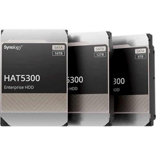 Synology - HAT5300-12T 12 TB Hard Drive - 3.5" Internal - SATA (SATA/600) - Server, Storage System Device Supported-Front_Standard 