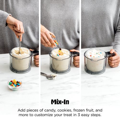 【あいすくりーむ】ENNOY The Ennoy Professional Ninja CREAMi Deluxe 11 in 1 Ice Cream and Frozen Treat Maker, XL