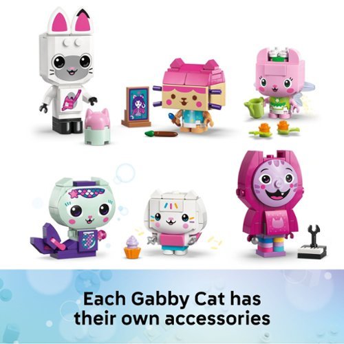 LEGO Gabby's Dollhouse Gabby's Brick Built Cat Friends 11215