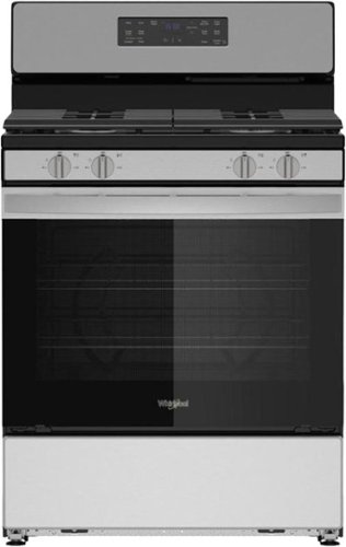 Whirlpool - 30-inch Gas Range with Crispy Mode and Dishwasher Safe Grates - Stainless Steel