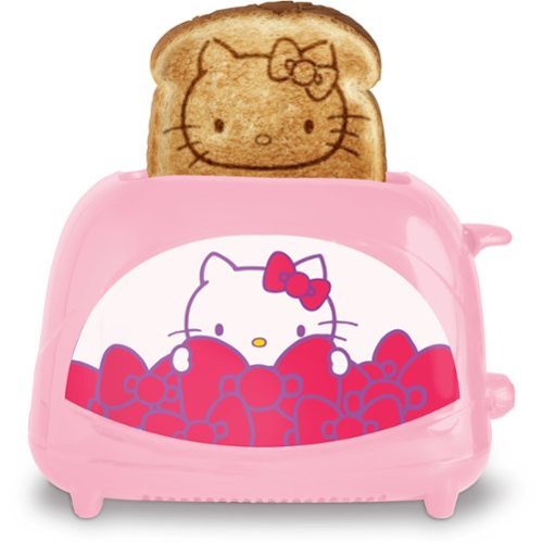 Uncanny Brands - Hello Kitty Two-Slice Toaster - Pink-Front_Standard 