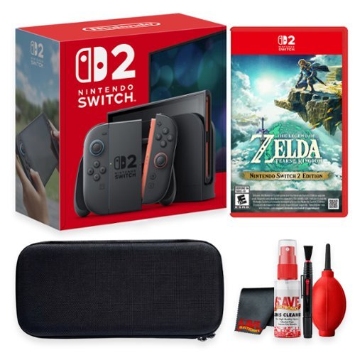 ニンテンドースウィッチ Bundle Switch 2 Video Game System With Carrying Case + Cleaning