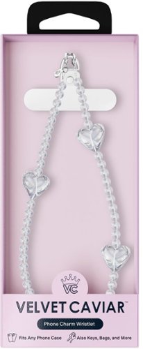 VELVET CAVIAR Phone Charm Wristlet - Holo Heart WORLDWIDE DELIVERY