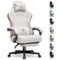 GTPlayer - Gaming Chair Fabric Computer Office Chair with Linkage Armrests High Back Desk Chair - Orange-Front_Standard