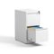 Mirfee - 2-Drawer Vertical File Cabinet with Lock, for A4/Legal/Letter Files - White-Front_Standard