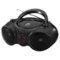Jensen - Portable CD Player with AM/FM Stereo Radio CD-490 - Black-Front_Standard