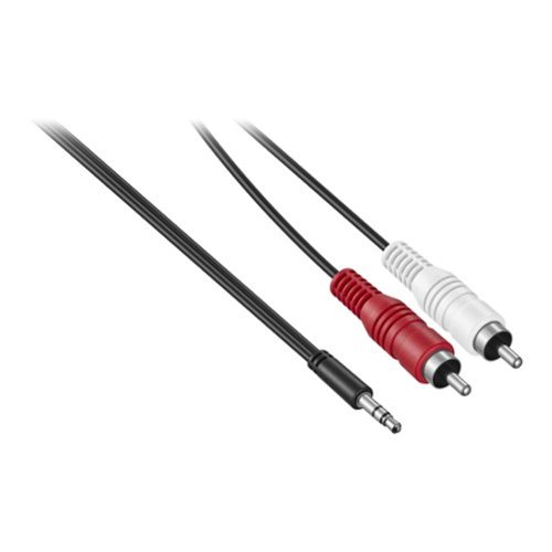 Insignia™ 6' 3.5 mm to Stereo Audio RCA Cable - Black WHERE TO BUY