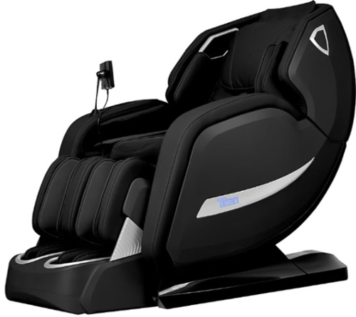 Osaki - Titan - Advent 4D Zero Gravity Chair with Spinning Calf Massage - Black-Front_Standard 