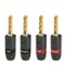 AudioQuest - SureGrip 300 BananaSpeaker Connectors – Fits Standard Banana Jacks (Supports up to 9 AWG) - Gold-Front_Standard