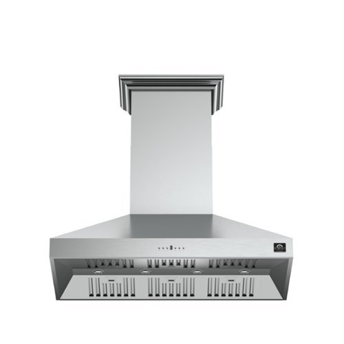 Forno Appliances - 48 inches - Externally Vented - Wall Range Hood - Silver