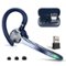 Trigiz - Bluetooth V5.4 Wireless Earpiece Headset with Noise Cancelling, 72Hrs Talk , Handsfree Mic for Trucker,Office - Darkblue-Front_Standard