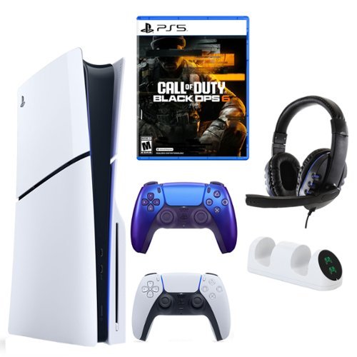 PS5 Slim with COD Black OPS 6, Extra Controller & Accessories - PlayStation 5-Front_Standard 